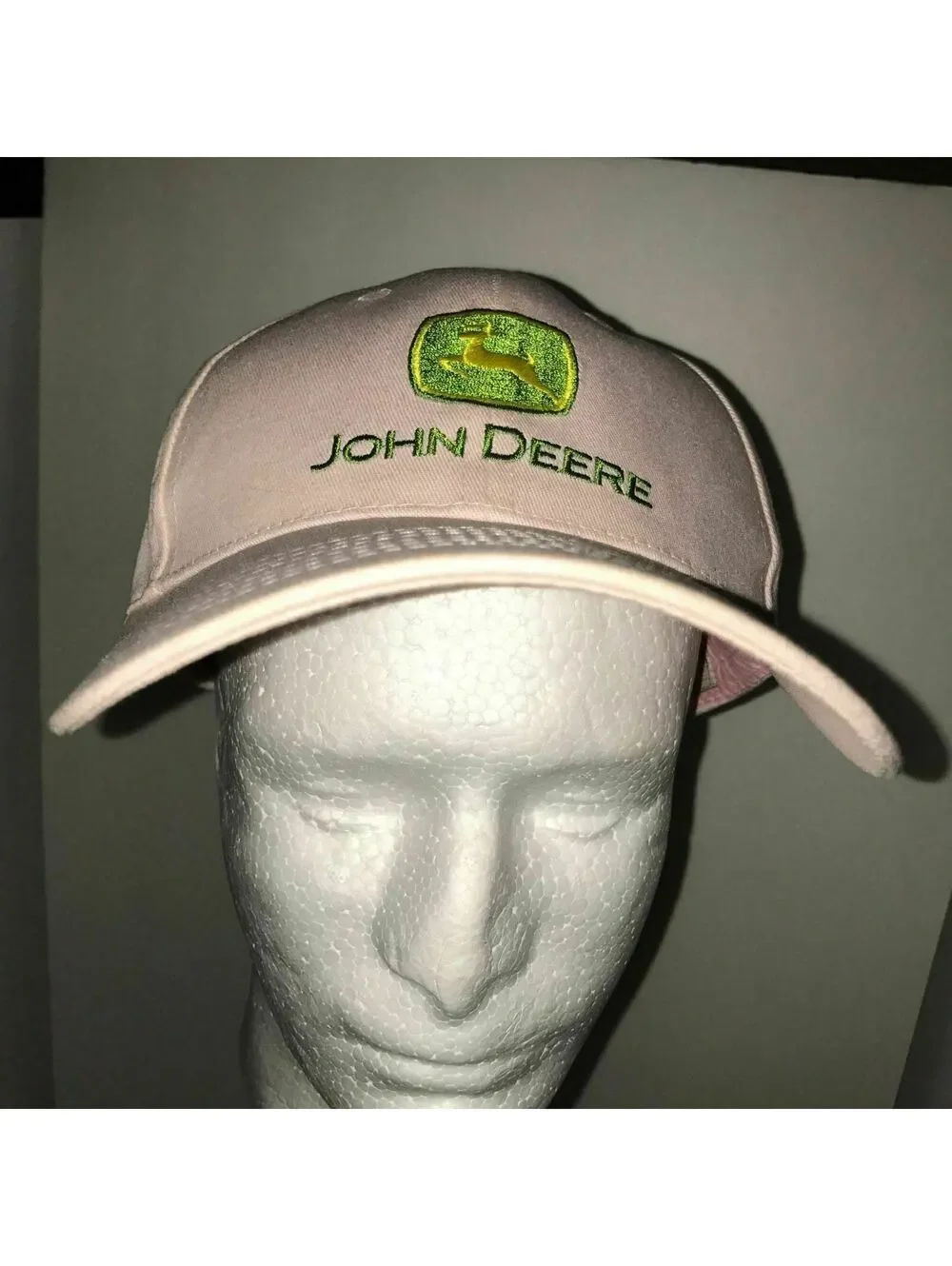 VTG John Deere K-Products Hat Pink Snapback Cap
